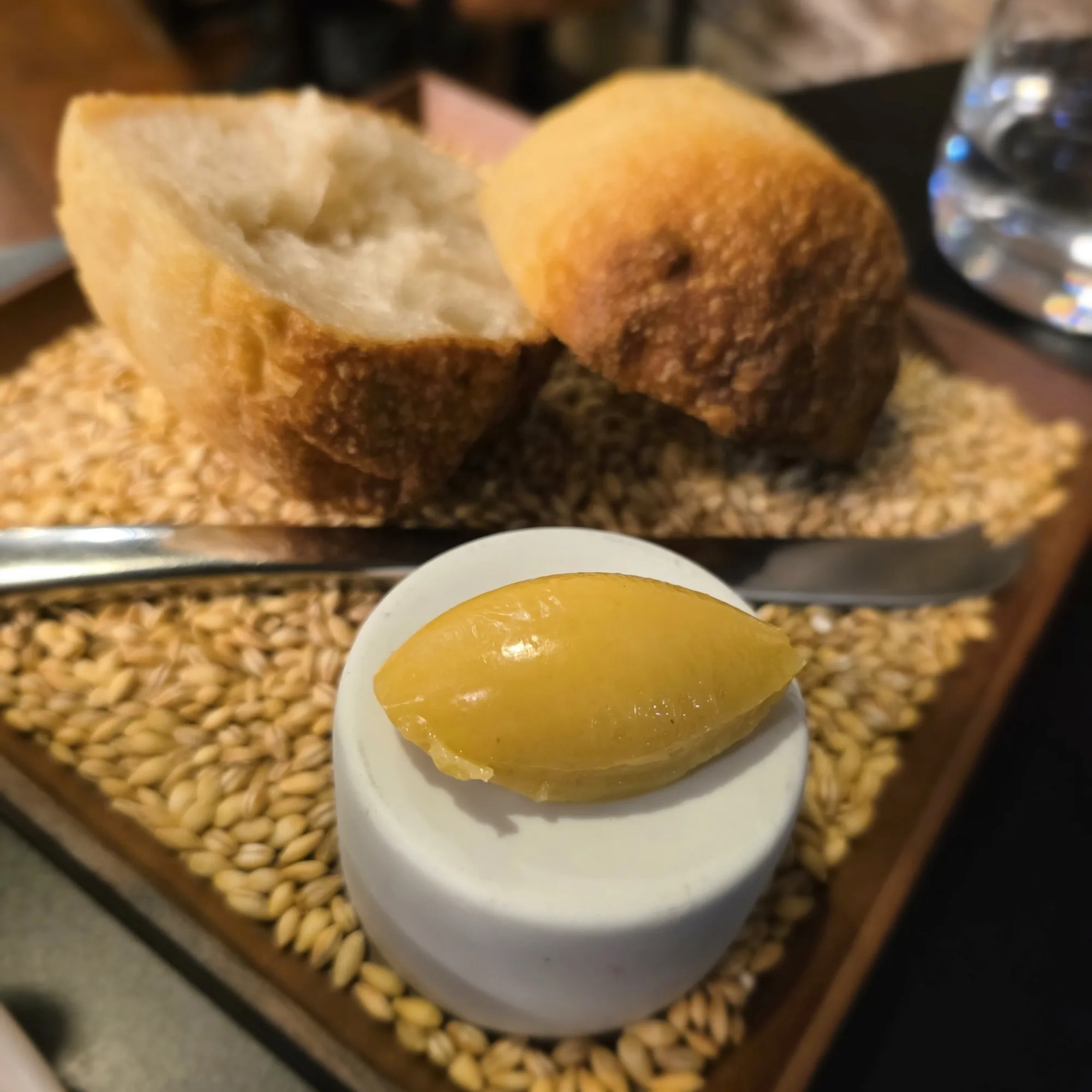 Housemade sourdough with house-infused butter.