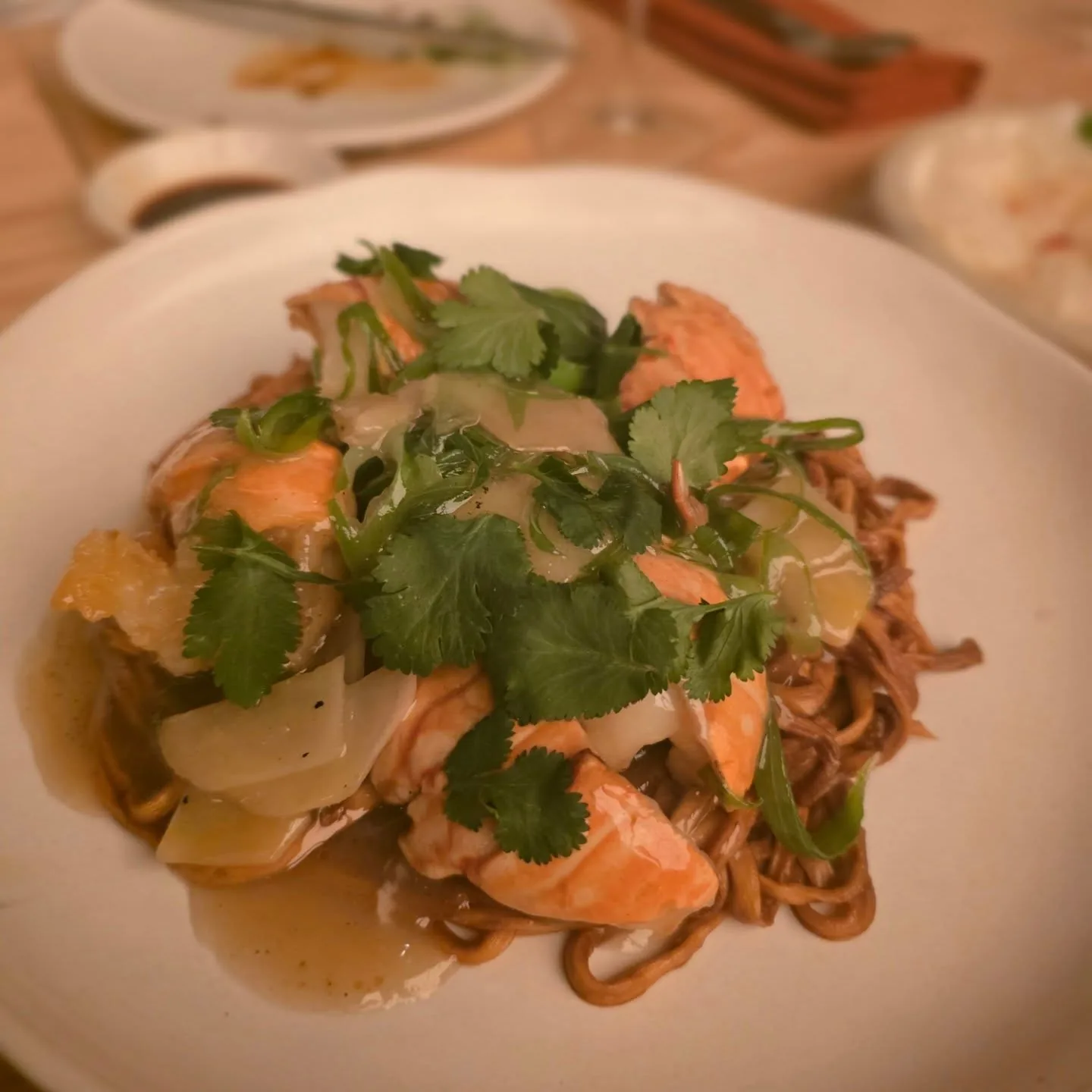 Steamed Asian Greens – Abalone Oyster Sauce, Chicken Fat