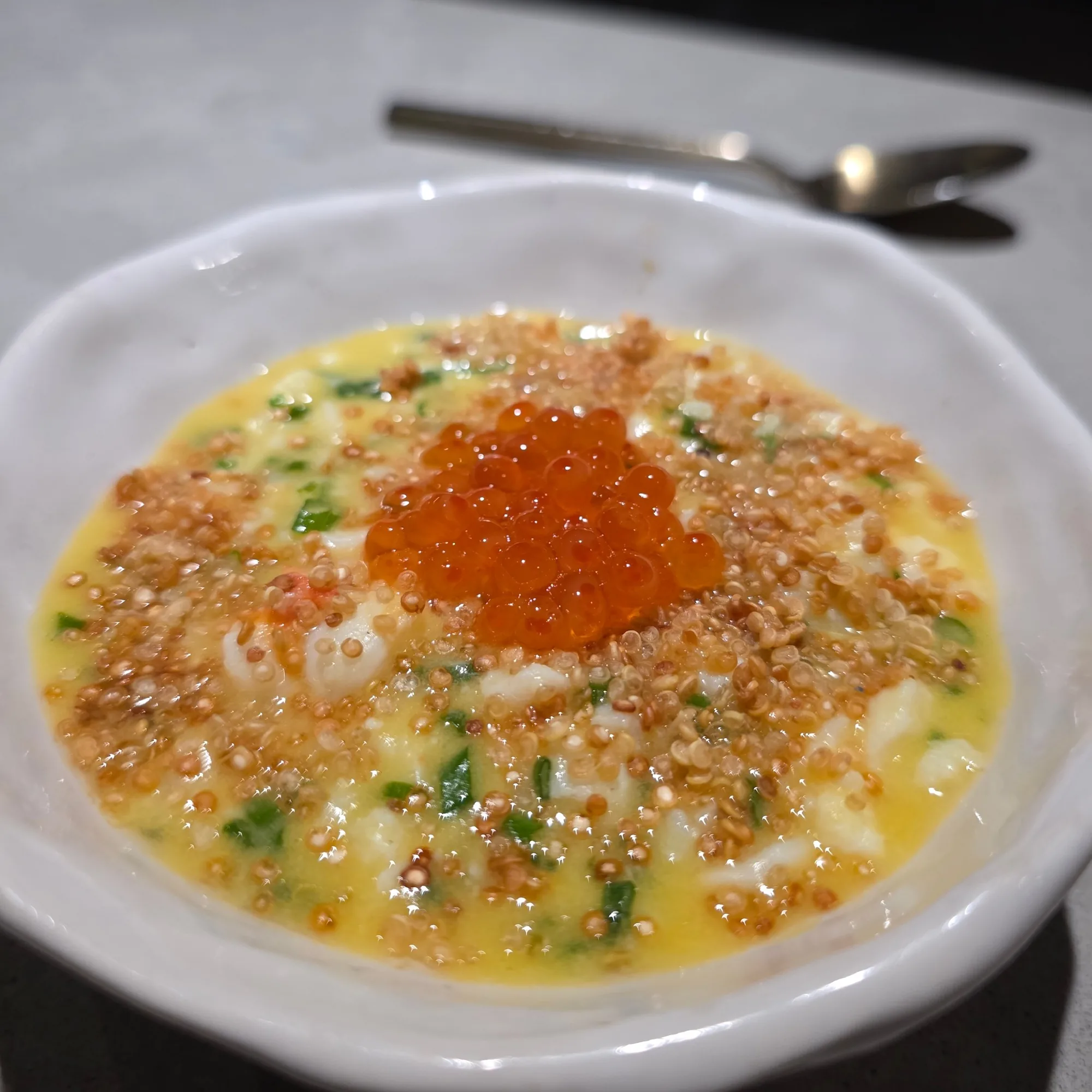 chawanmushi / corn / spanner crab