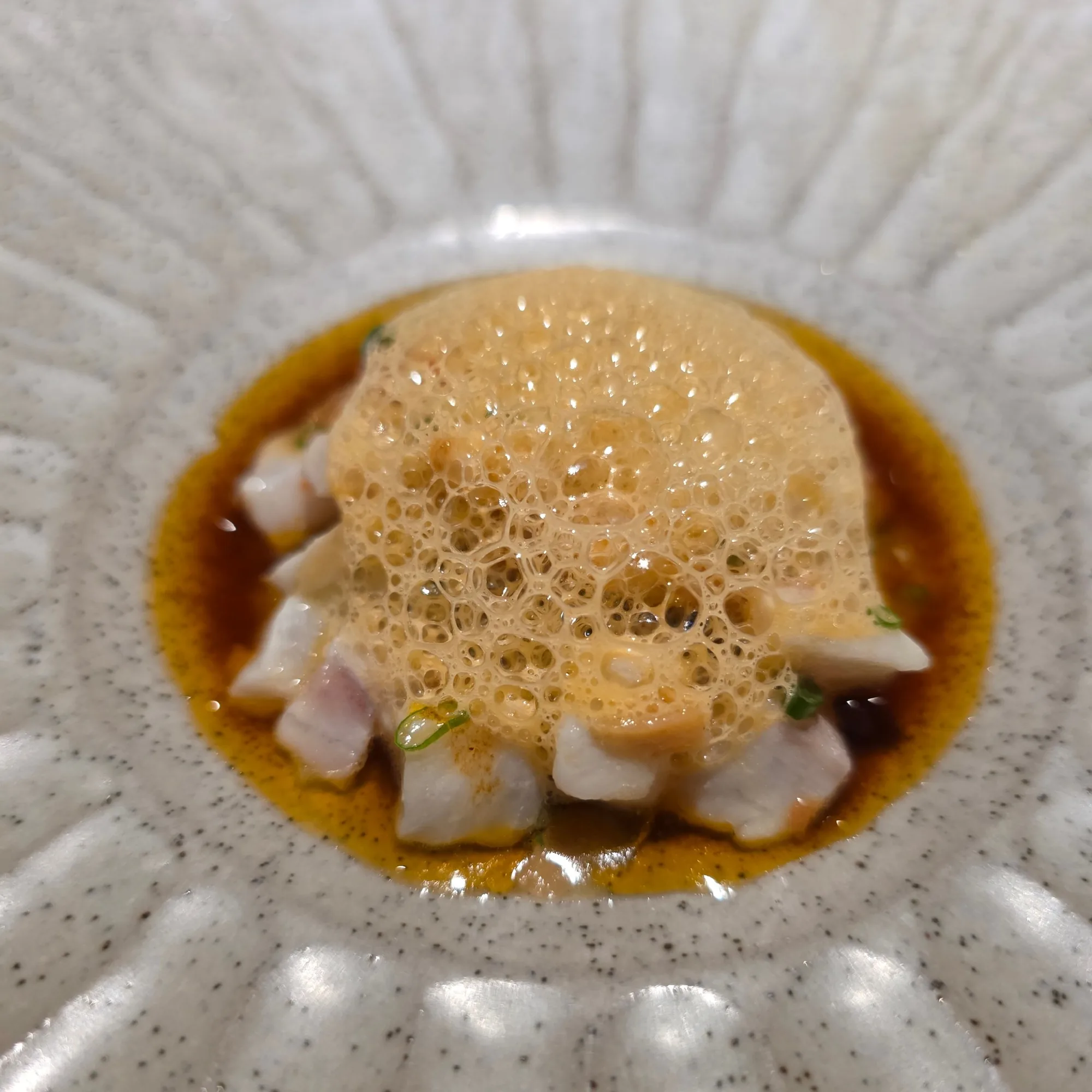 cobia / tomato / almond
