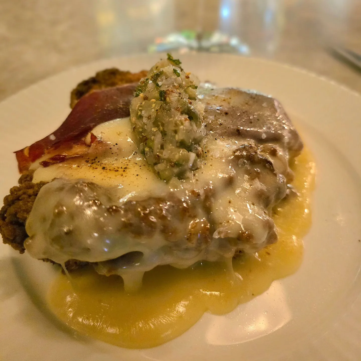 Crispy Chicken Fondue – Melting Raclette, Iberico & House Pickle
