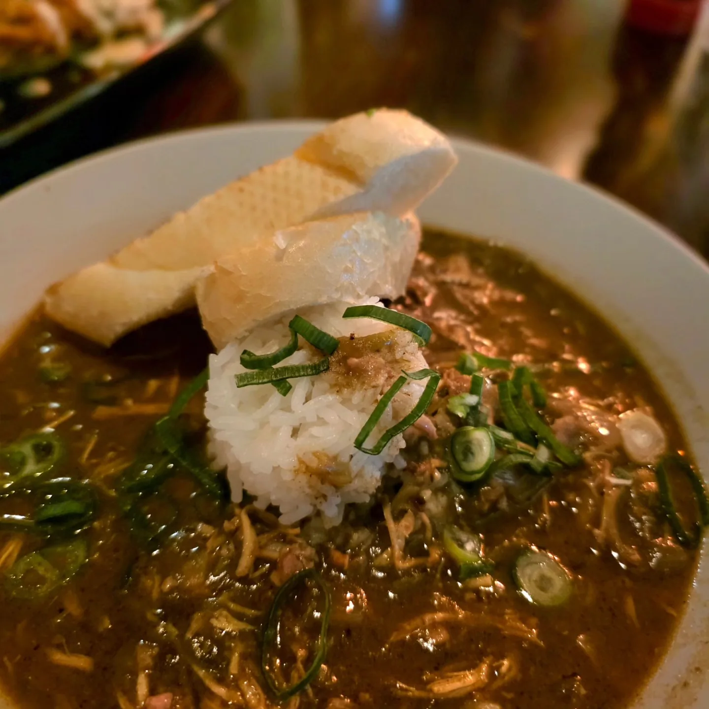 Chicken and sausage gumbo