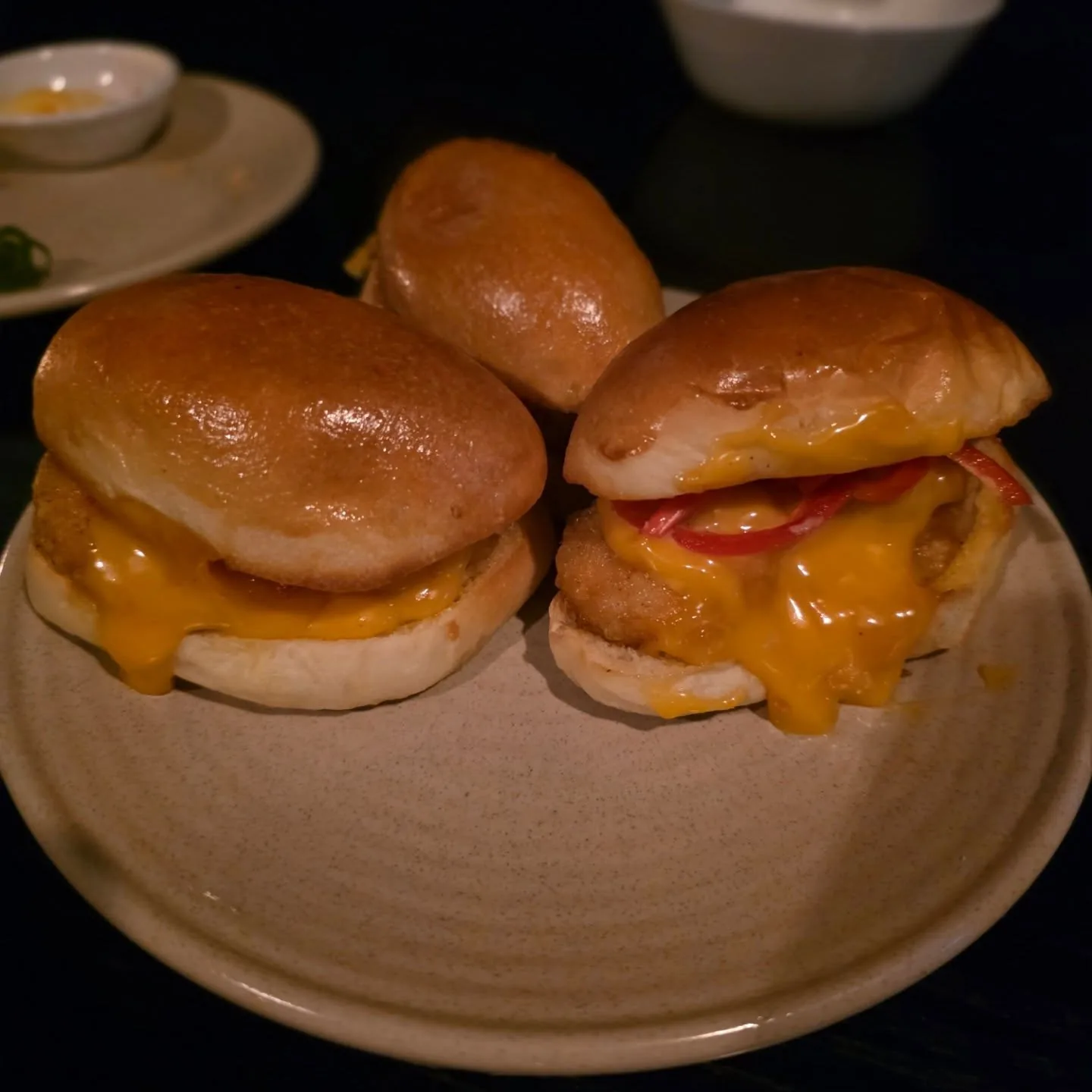 Jiaoyan Xia Bao, Buttered Bun w/ Salt & Pepper Prawn