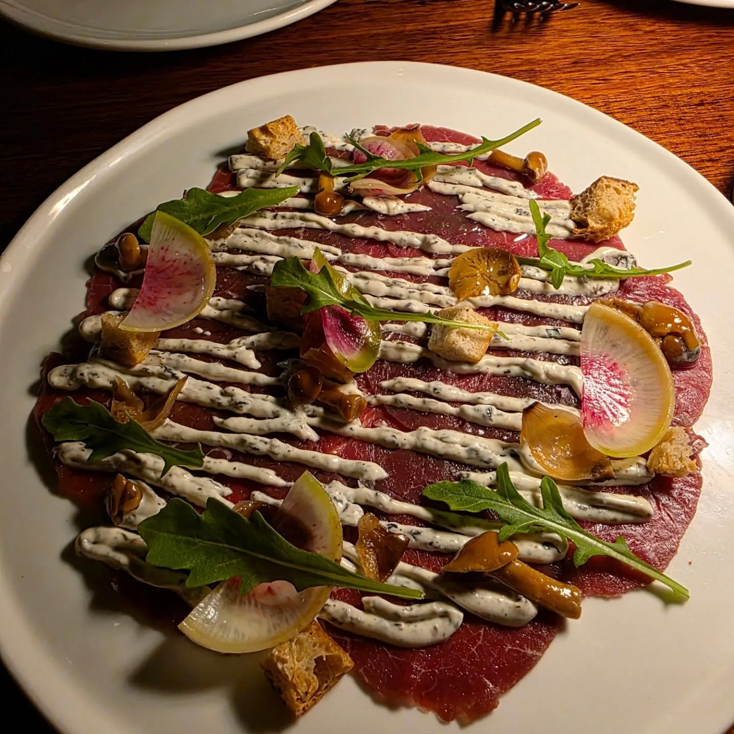 Beef carpaccio