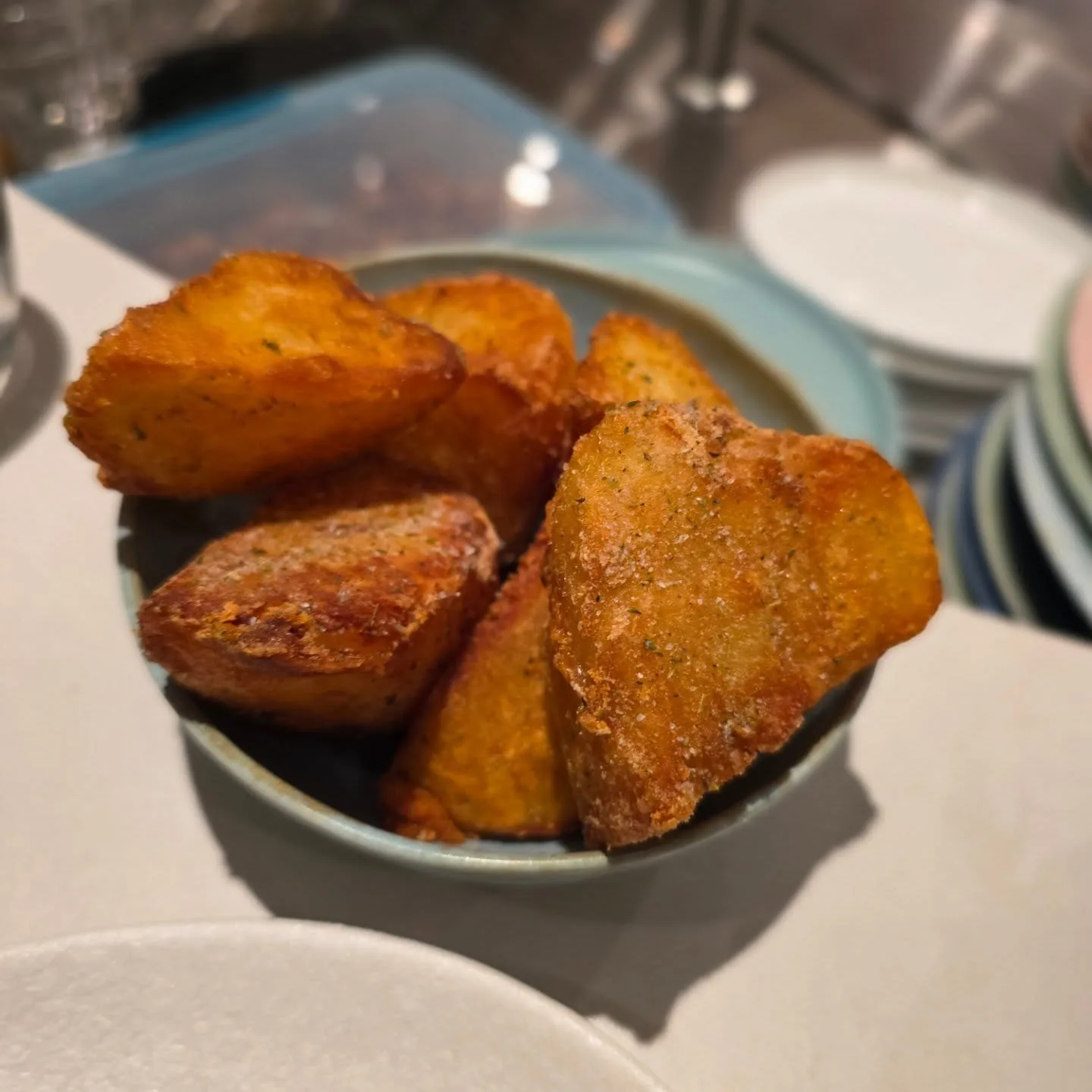 Duck fat potatoes