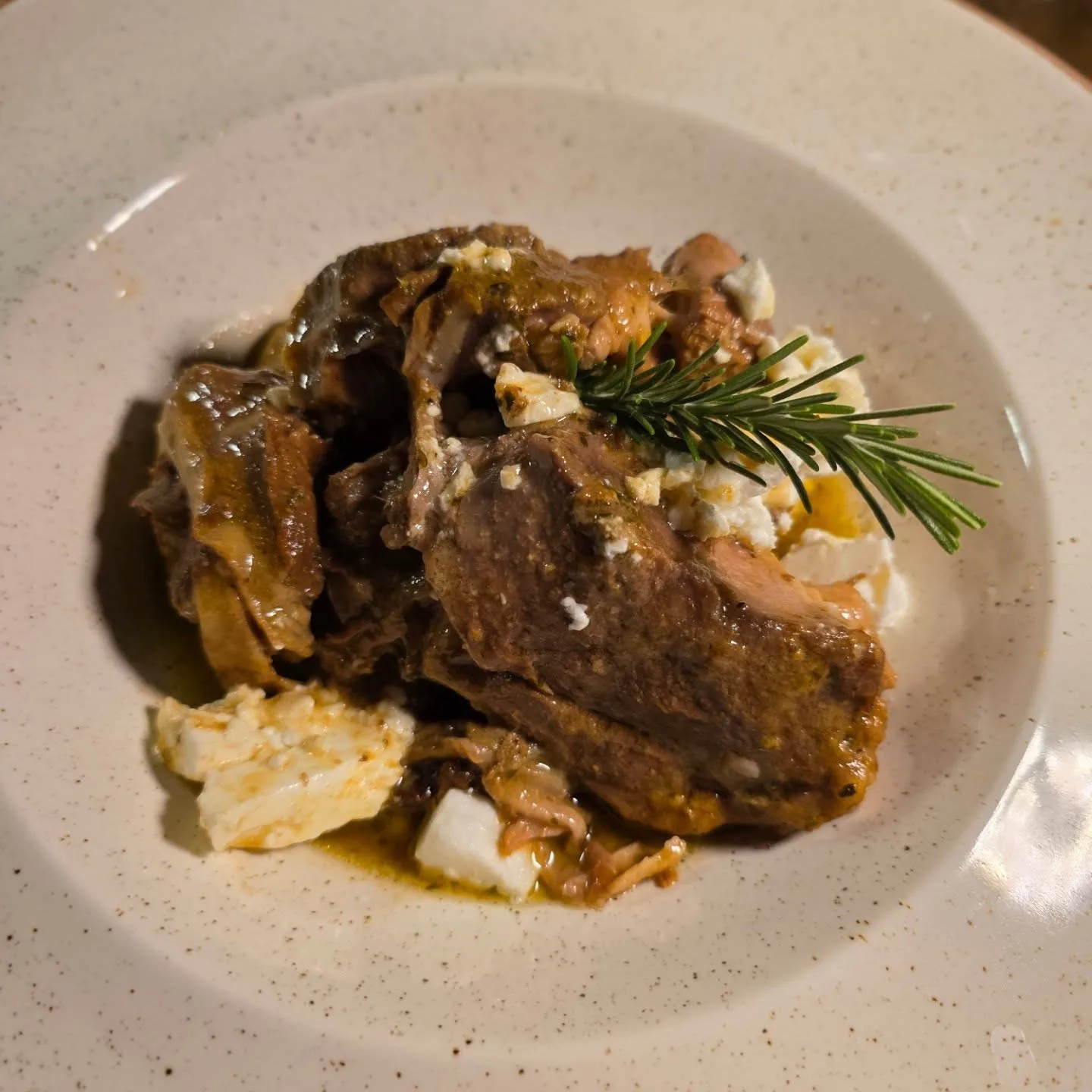 Marinated lamb