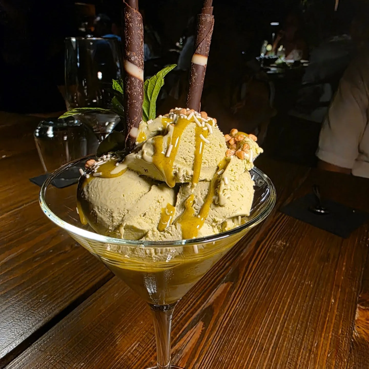 Pistachio ice cream