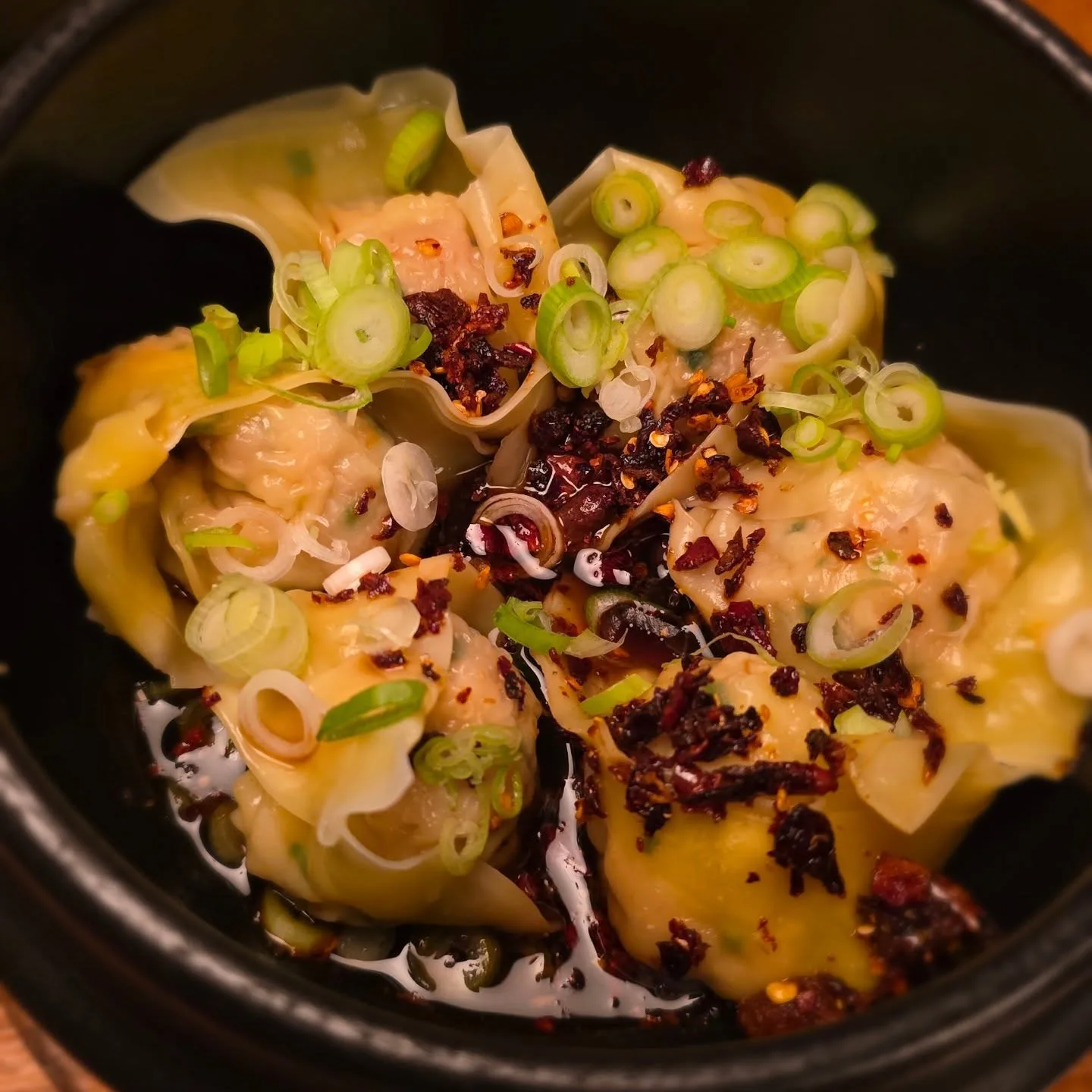 Chicken & prawn dumplings