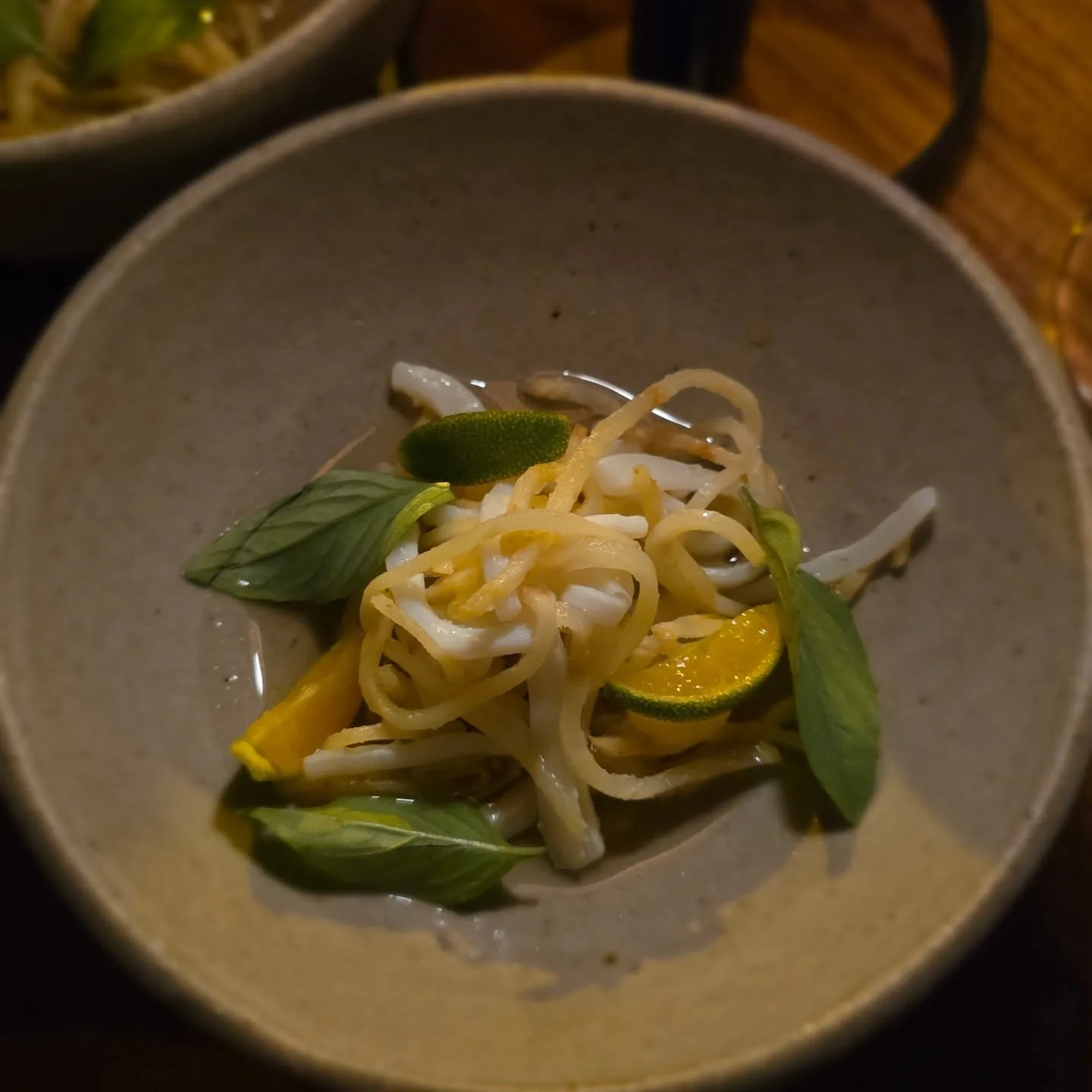 Squid noodles
