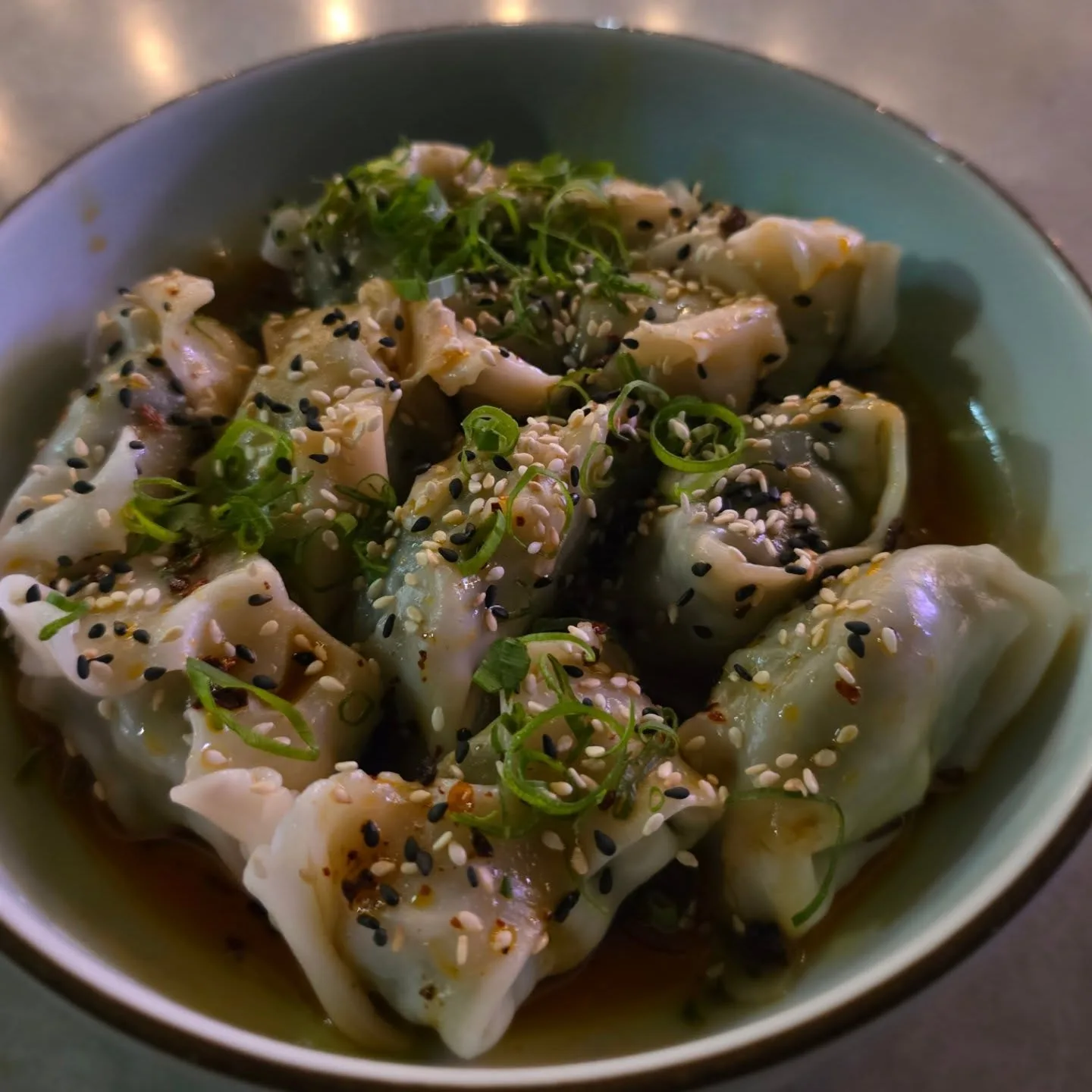 Pan fried pork dumplings