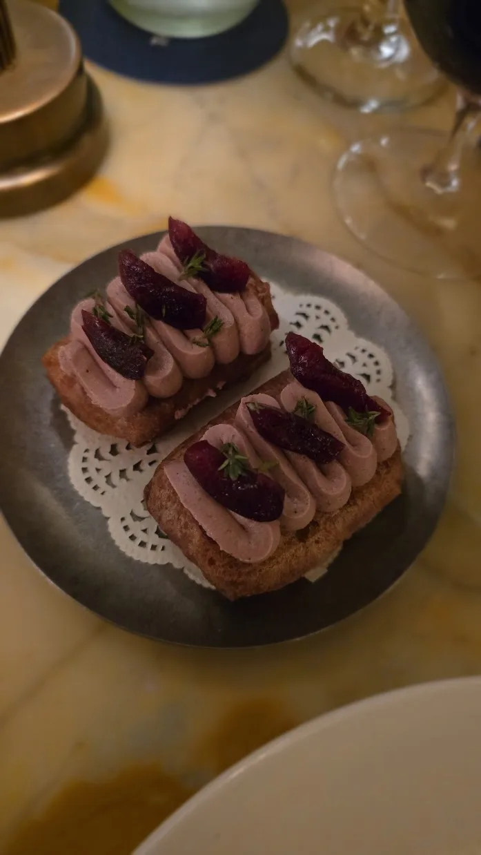 Chicken liver pâté éclair