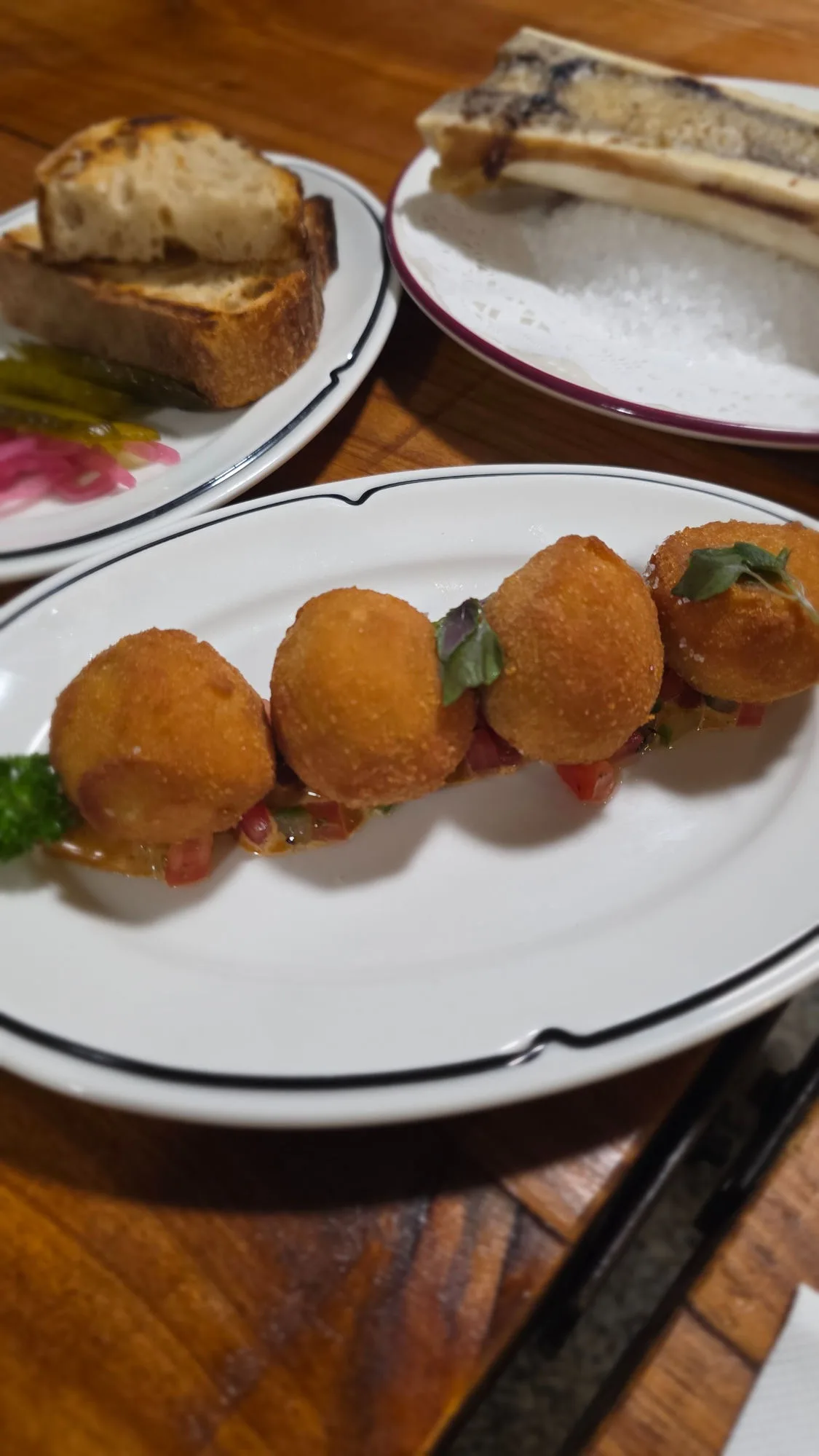 Baby octopus croquetas