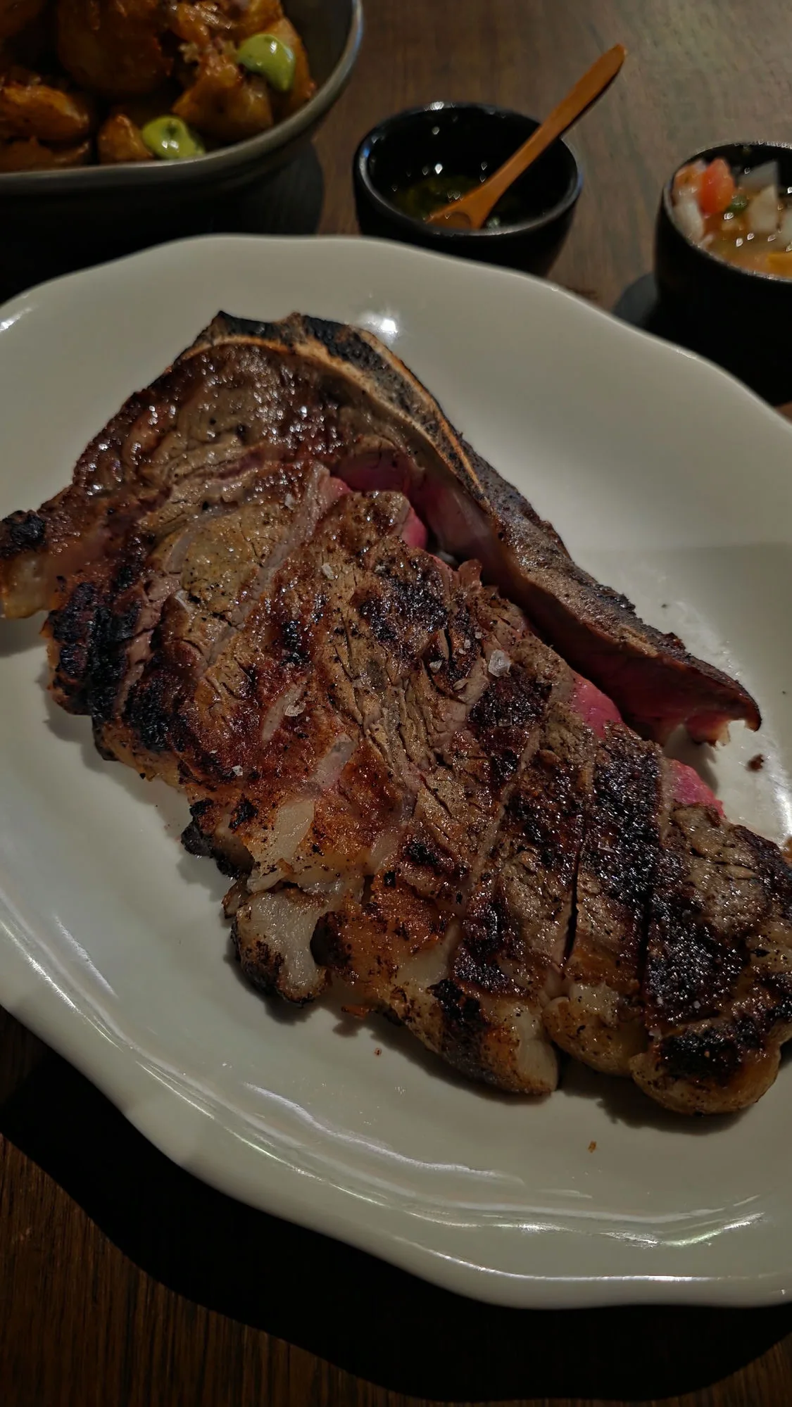 Solomillo, O'Connors premium pasture fed, dry aged, bone in striploin