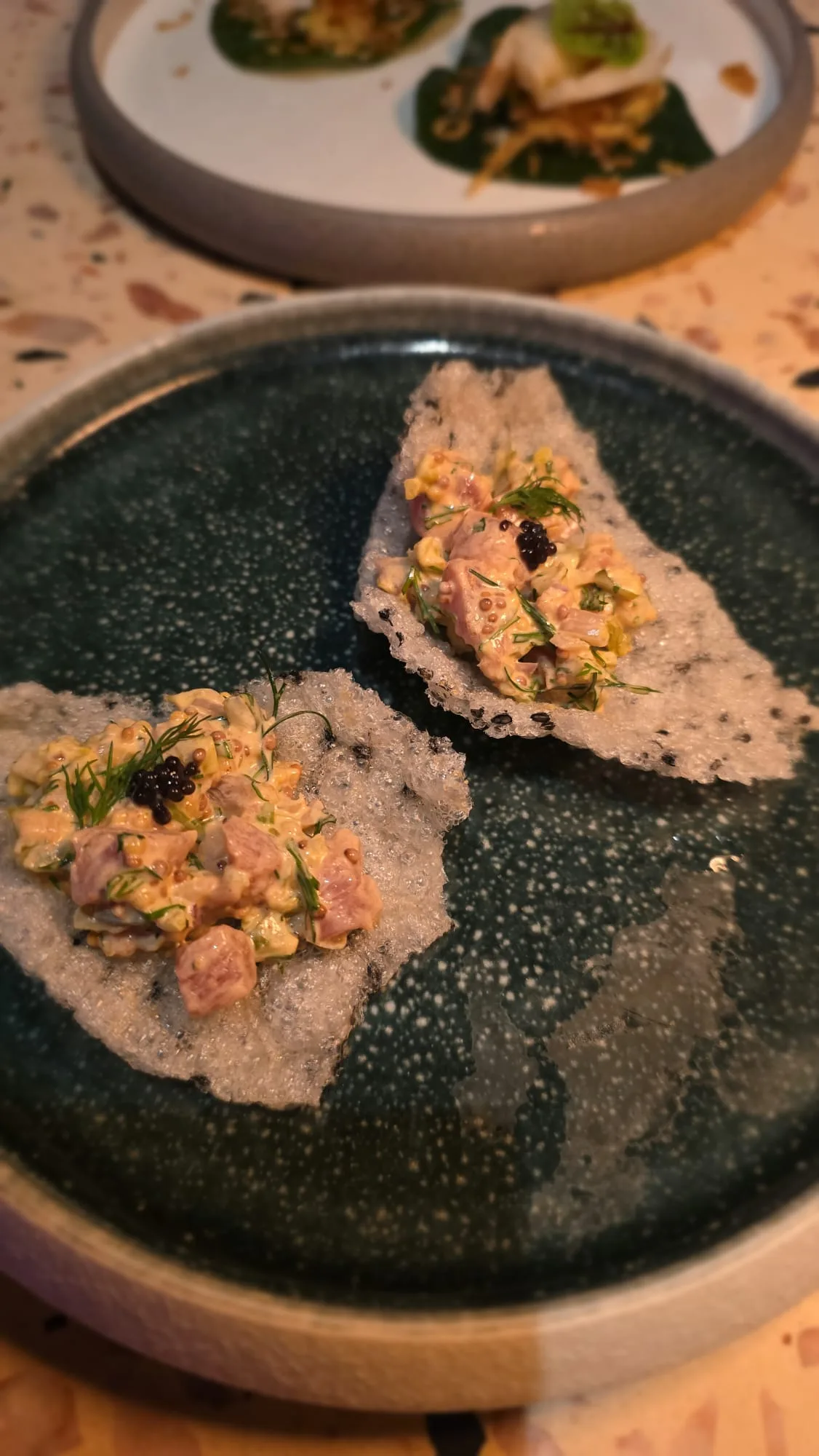 Tuna rice cracker