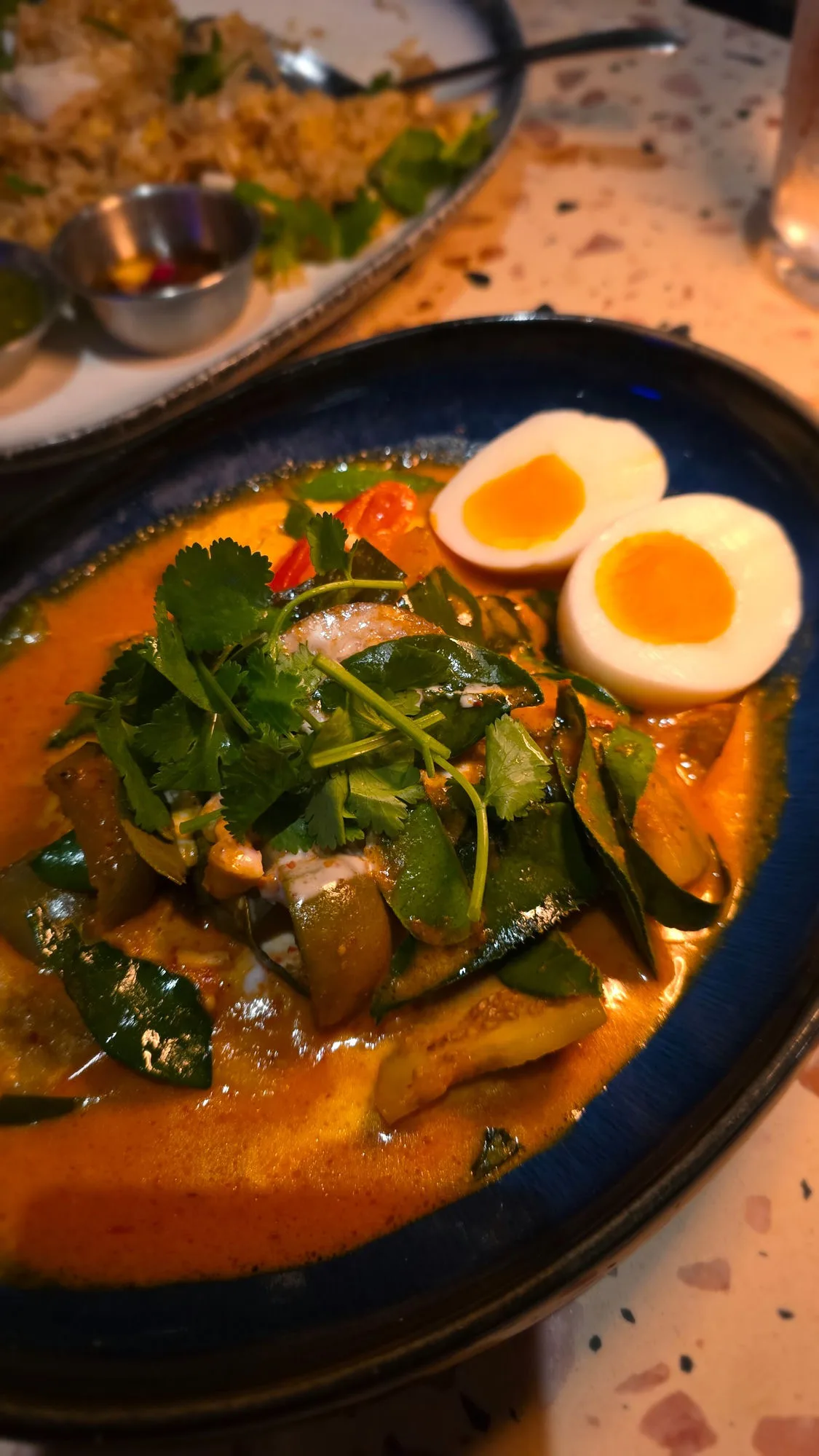 Panang curry with chicken