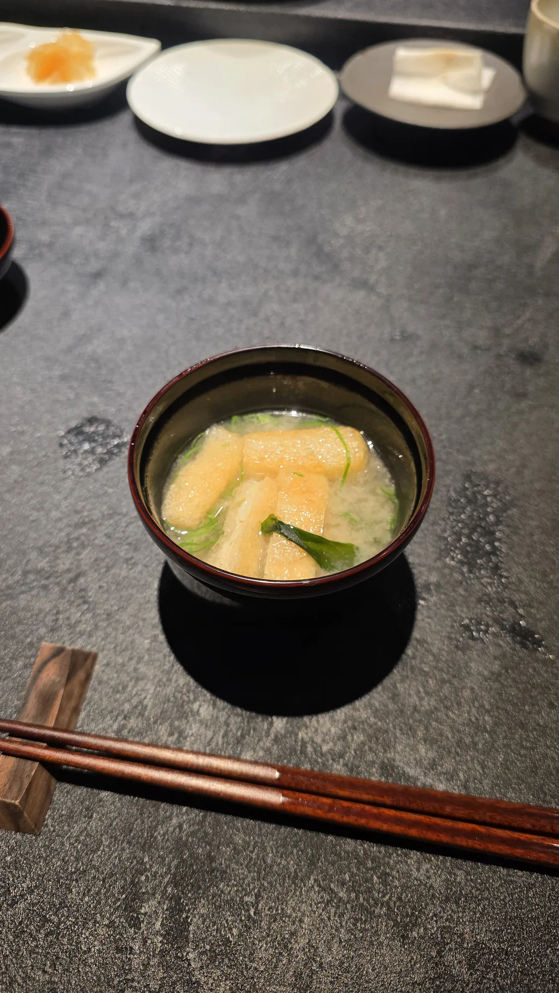 Nagano miso soup, opened
