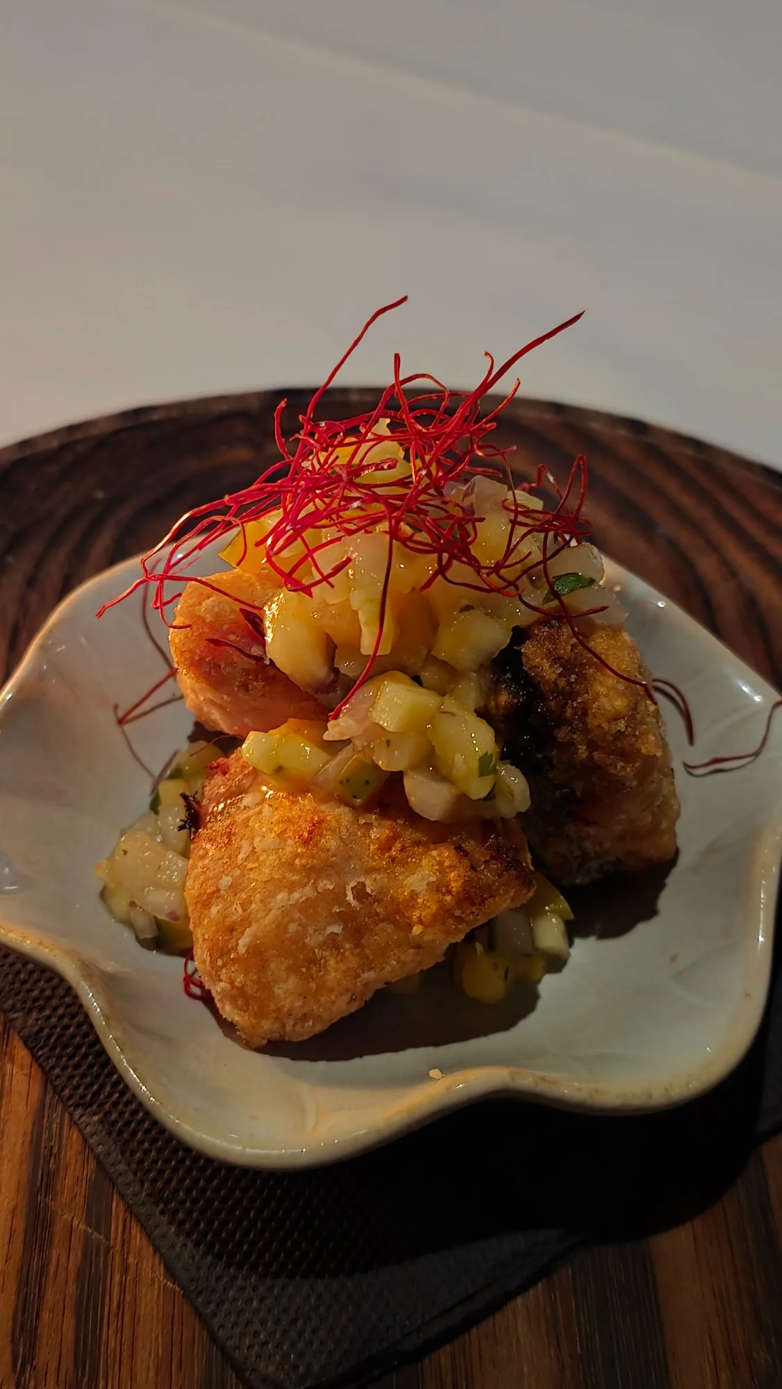 Crispy Coral Coast baby barramundi