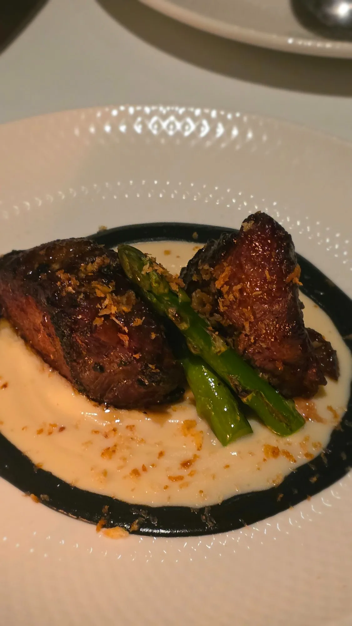 Hibachi-grilled Kiewa Valley lamb rump cap